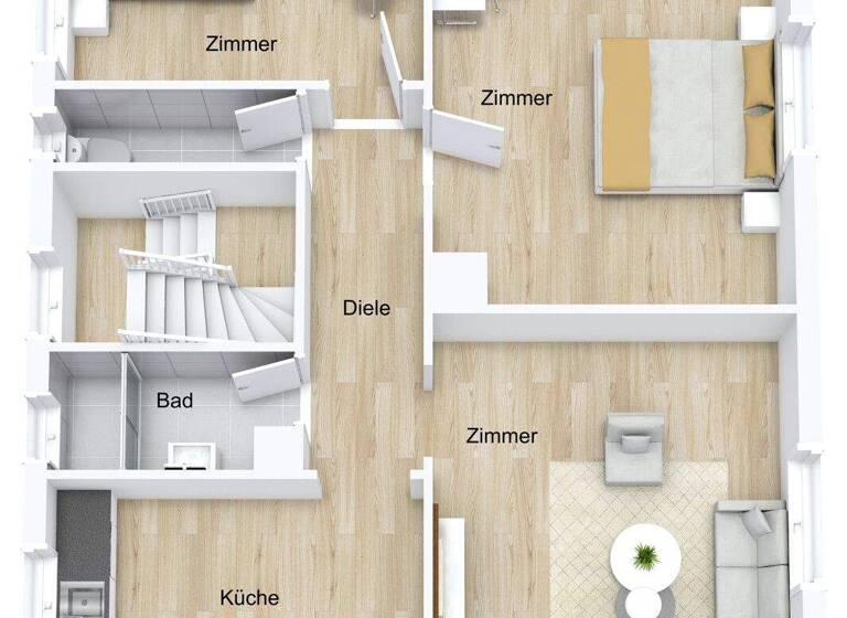 Mehrfamilienhaus zum Kauf 390.000 € 6 Zimmer 166,6 m² 457 m² Grundstück Wöschbach Pfinztal 76327