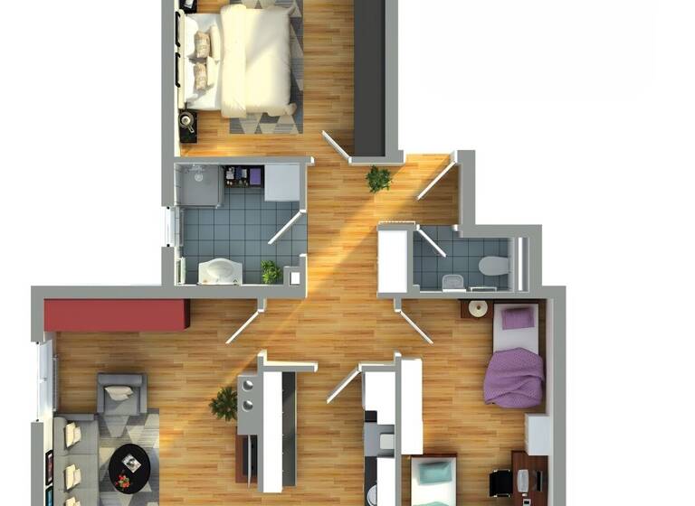 Wohnung zur Miete 1.270 € 3 Zimmer 78,6 m² frei ab sofort Bad Häring 6323