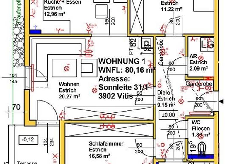 Wohnung zur Miete 829 € 80,2 m² Sonnleite 31/1 Vitis 3902