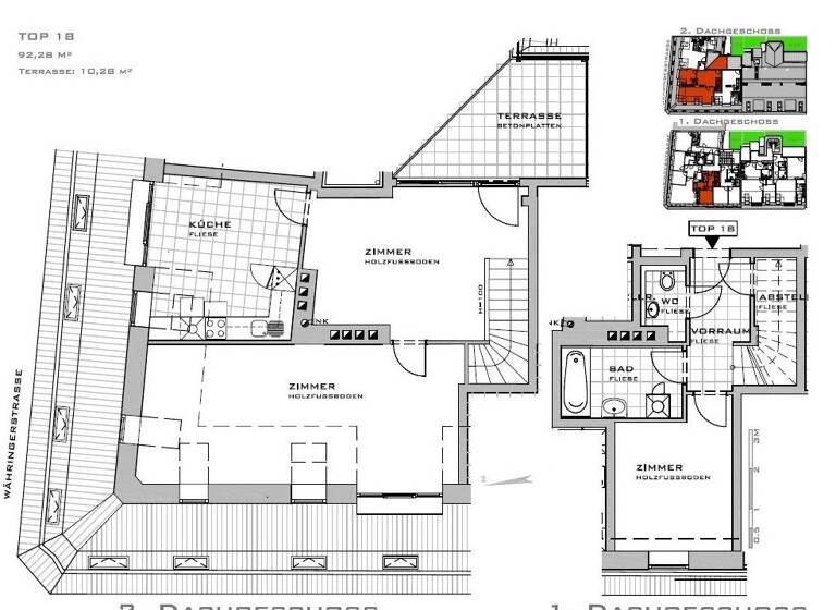 Wohnung zum Kauf 569.000 € 3 Zimmer 92,3 m² Wien 1180