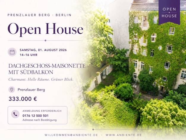 Maisonette zum Kauf 333.000 € 2 Zimmer 42 m² 5. Geschoss Prenzlauer Berg Pankow 10405