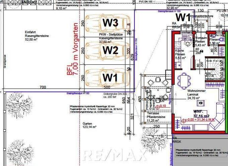 Reihenmittelhaus zum Kauf - Erstbezug 642.000 € 4 Zimmer 101 m² Vösendorfer Straße 30 Wien 1230