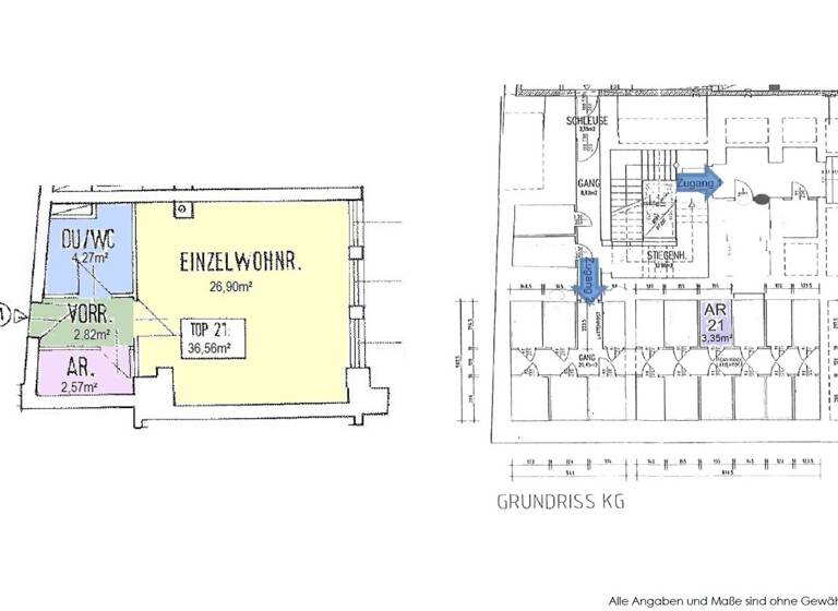 Studio zum Kauf 395.000 € 1 Zimmer 39,9 m² Wien 1020