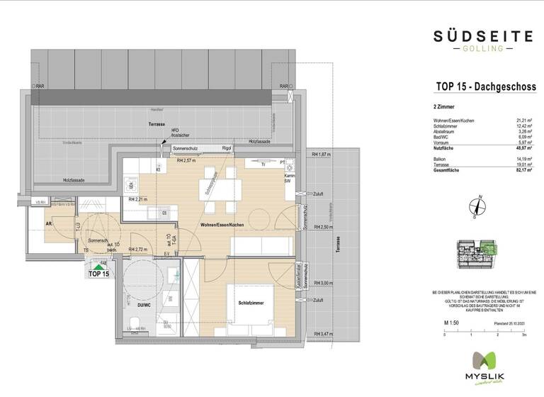 Wohnung zum Kauf - Erstbezug provisionsfrei 363.711 € 2 Zimmer 48,3 m² Golling an der Salzach 5440