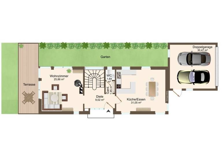 Einfamilienhaus zum Kauf 1.390.000 € 4 Zimmer 165 m² 378 m² Grundstück Grünwald 82031