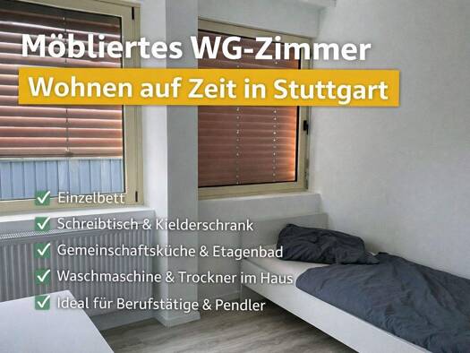 Studio zur Miete Wohnen auf Zeit 580 € 1 Zimmer 12 m² frei ab 31.12.2027 Hedelfingerstr. 0 Wangen Stuttgart Hedelfingen 70327