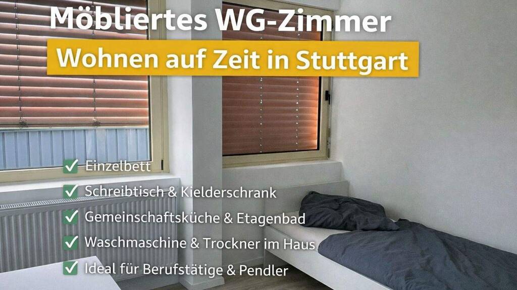 Studio zur Miete Wohnen auf Zeit 580 € 1 Zimmer 12 m² frei ab 31.12.2027 Hedelfingerstr. 0 Wangen Stuttgart Hedelfingen 70327