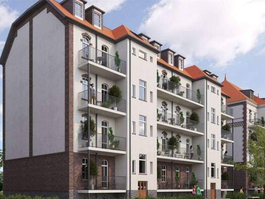 Wohnung zur Miete 573 € 2 Zimmer 44,1 m² frei ab 01.03.2026 Ostheimstraße 7 b Sellerhausen-Stünz Leipzig 04328