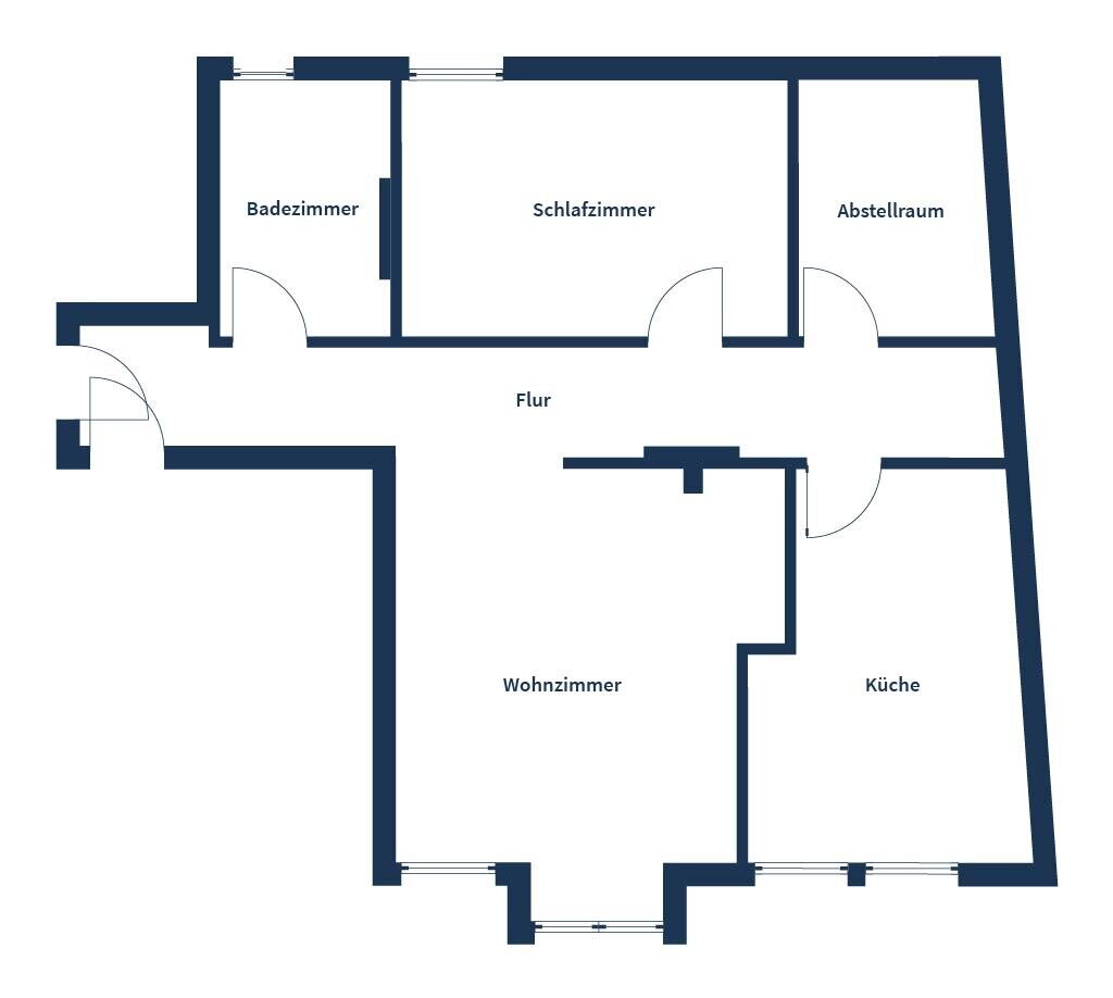 Wohnung zum Kauf 299.000 € 2,5 Zimmer 85,4 m²<br/>Wohnfläche EG<br/>Geschoss Kernstadt - Nordost Bruchsal 76646