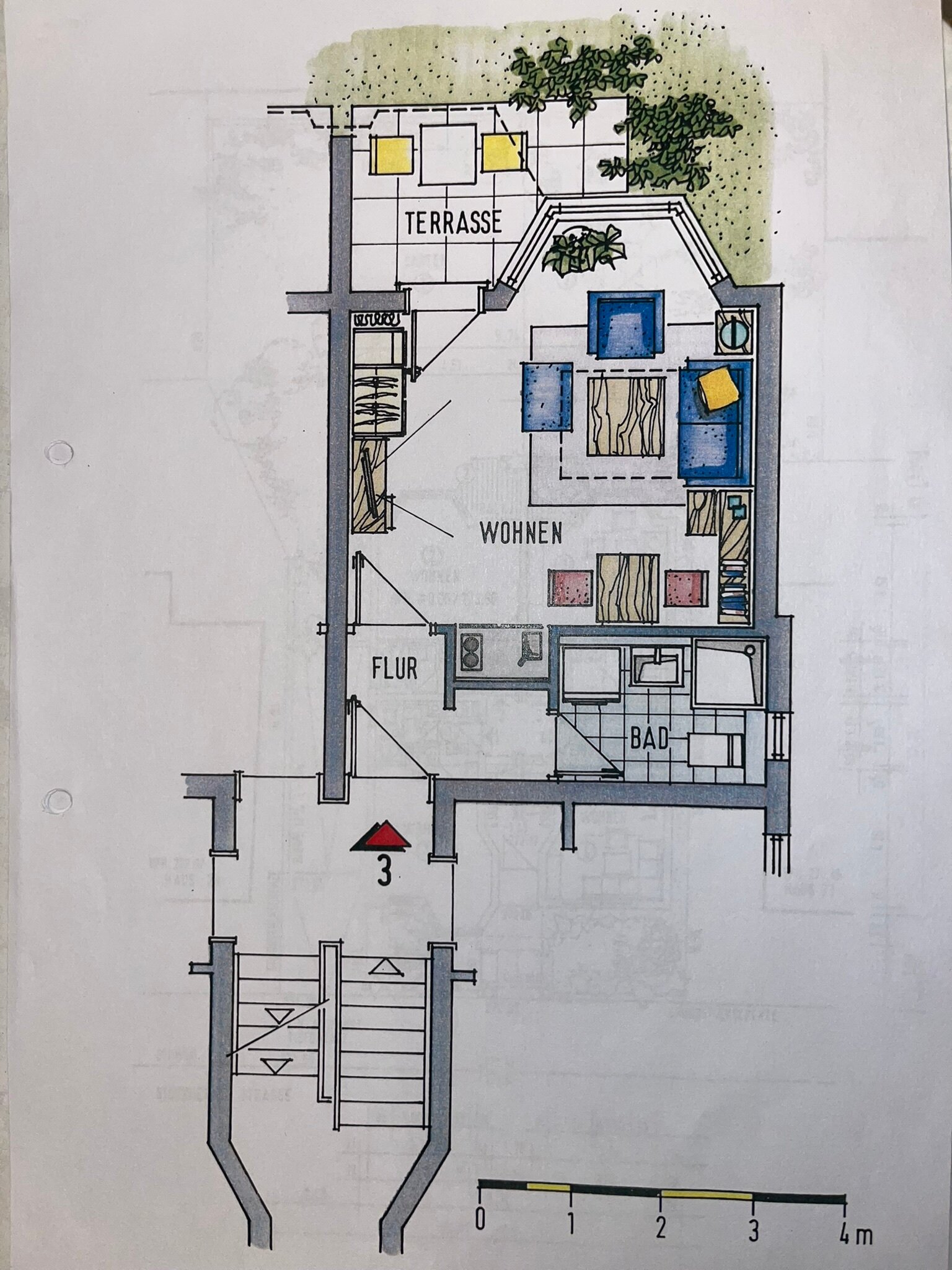 Studio zur Miete 470 € 1 Zimmer 26,1 m²<br/>Wohnfläche EG<br/>Geschoss 01.02.2025<br/>Verfügbarkeit Zuffenhausen - Mitte Stuttgart 70435