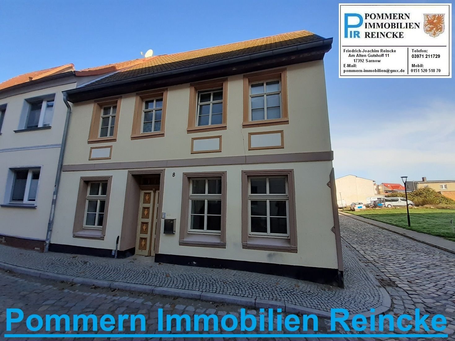 Mehrfamilienhaus zum Kauf provisionsfrei 279.000 € 16 Zimmer 435 m²<br/>Wohnfläche 726 m²<br/>Grundstück ab sofort<br/>Verfügbarkeit Heilig-Geist-Straße 8 Anklam Anklam 17389