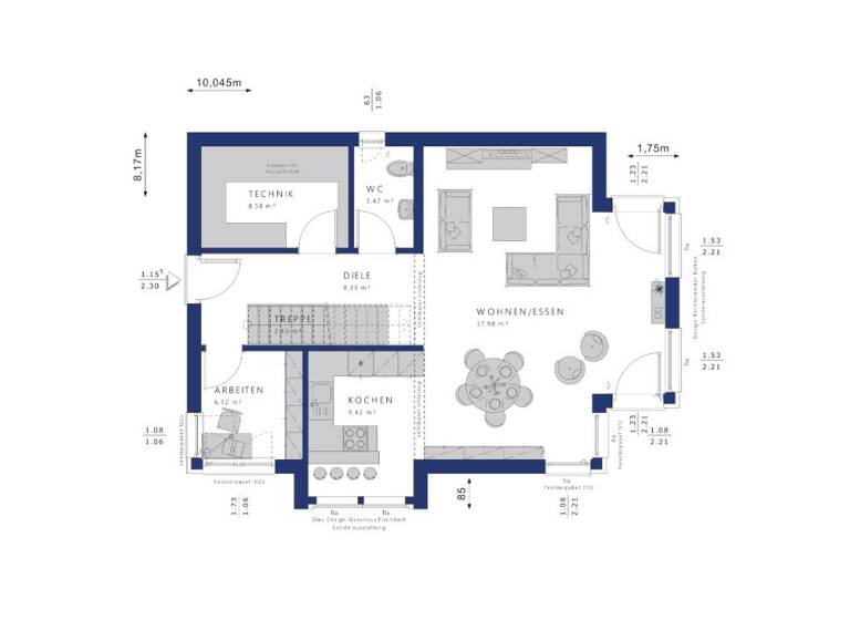 Einfamilienhaus zum Kauf provisionsfrei 257.842 € 4 Zimmer 134 m²<br/>Wohnfläche 600 m²<br/>Grundstück Marksuhl Gerstungen 99834