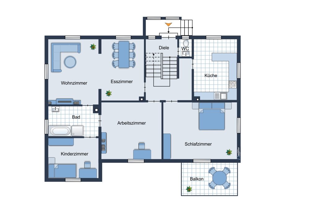 Einfamilienhaus zum Kauf 485.000 € 10 Zimmer 192 m²<br/>Wohnfläche 598 m²<br/>Grundstück Döffingen Grafenau 71120