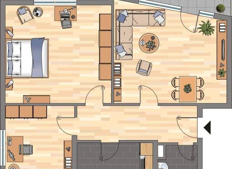 Wohnung zur Miete 509 € 3,5 Zimmer 66,5 m² 1. Geschoss frei ab 01.03.2026 Römerstraße 34 Fahrn Duisburg 47179