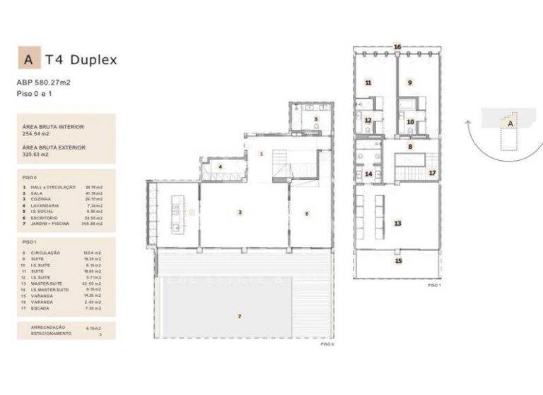 Studio zum Kauf - Erstbezug 2.640.000 € 254,6 m² Algés, Linda-a-Velha e Cruz Quebrada-Dafundo
