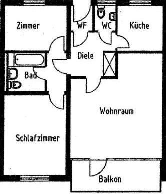 Wohnung zur Miete 748 € 2,5 Zimmer 73,6 m²<br/>Wohnfläche Flottmoorring 56-58 Kaltenkirchen 24568