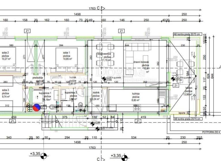 Wohnung zum Kauf 340.000 € 4 Zimmer 80 m² Okrug