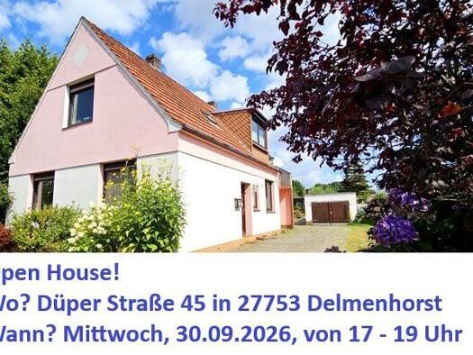 Einfamilienhaus zum Kauf provisionsfrei 199.000 € 4,5 Zimmer 120 m² 630 m² Grundstück frei ab sofort Düper Straße 45 Deichhorst Delmenhorst 27753
