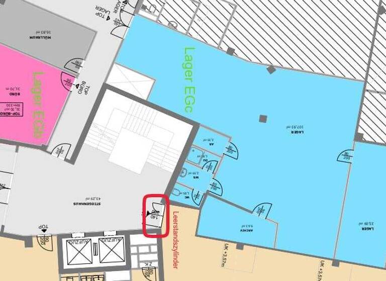Lagerhalle zur Miete 8 € 152,3 m² Lagerfläche Wien 1030