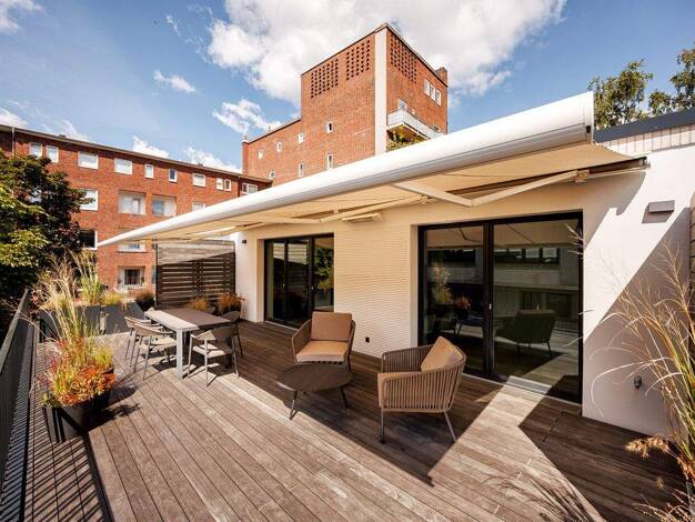 Penthouse zum Kauf - Neubau 995.000 € 2 Zimmer 80,3 m² 2. Geschoss Winterhuder Marktplatz 10 a+b Winterhude Hamburg 22299