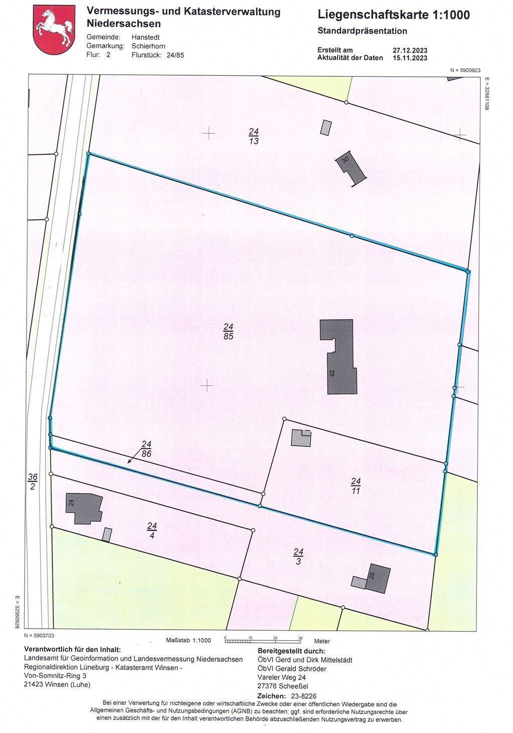 Einfamilienhaus zum Kauf 999.000 € 6 Zimmer 180 m²<br/>Wohnfläche 18.169 m²<br/>Grundstück Schierhorn Hanstedt , Nordheide 21271