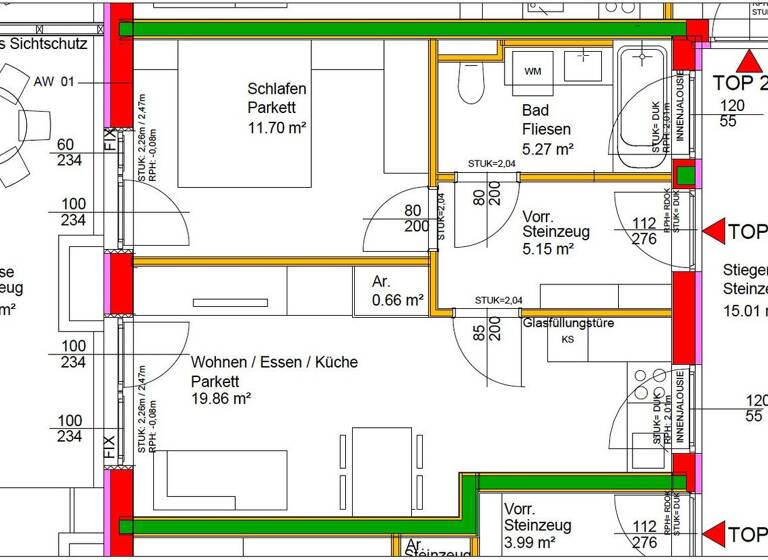 Wohnung zum Kauf 182.000 € 2 Zimmer 42,6 m² EG frei ab 01.05.2026 Hochsteingasse Geidorf Graz 8010