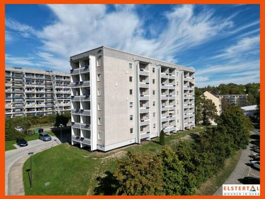 Wohnung zur Miete 462 € 2 Zimmer 55 m² 5. Geschoss Erich-Mühsam-Straße 14 c Bieblach Gera 07546