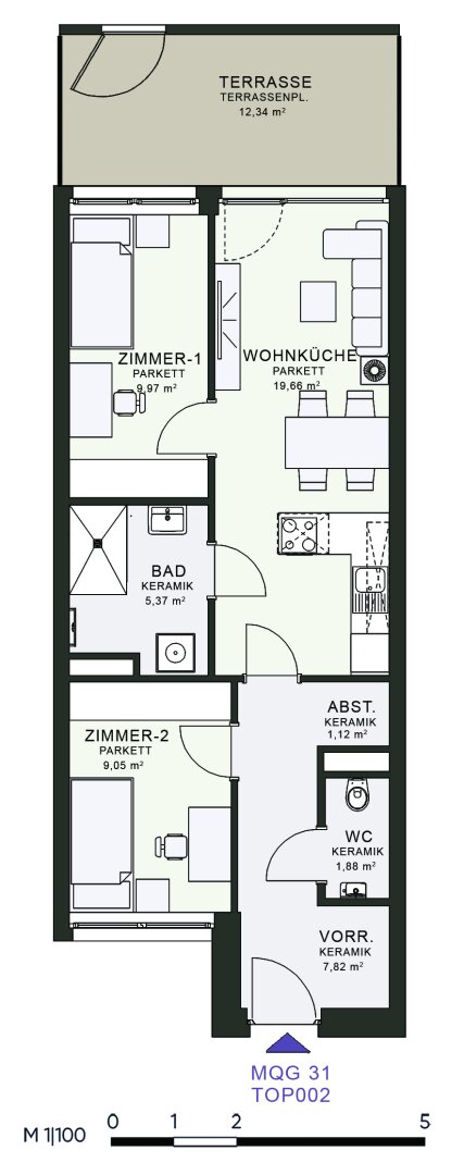 Wohnung zur Miete 684 € 3 Zimmer 55 m²<br/>Wohnfläche EG<br/>Geschoss 01.06.2025<br/>Verfügbarkeit Fröhlichgasse 23-35 Jakomini Graz 8010