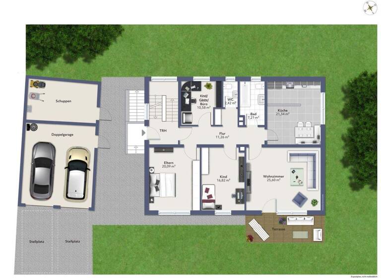 Einfamilienhaus zum Kauf 448.000 € 7 Zimmer 196 m² 600 m² Grundstück Buchenstraße 11 Neufahrn 84088