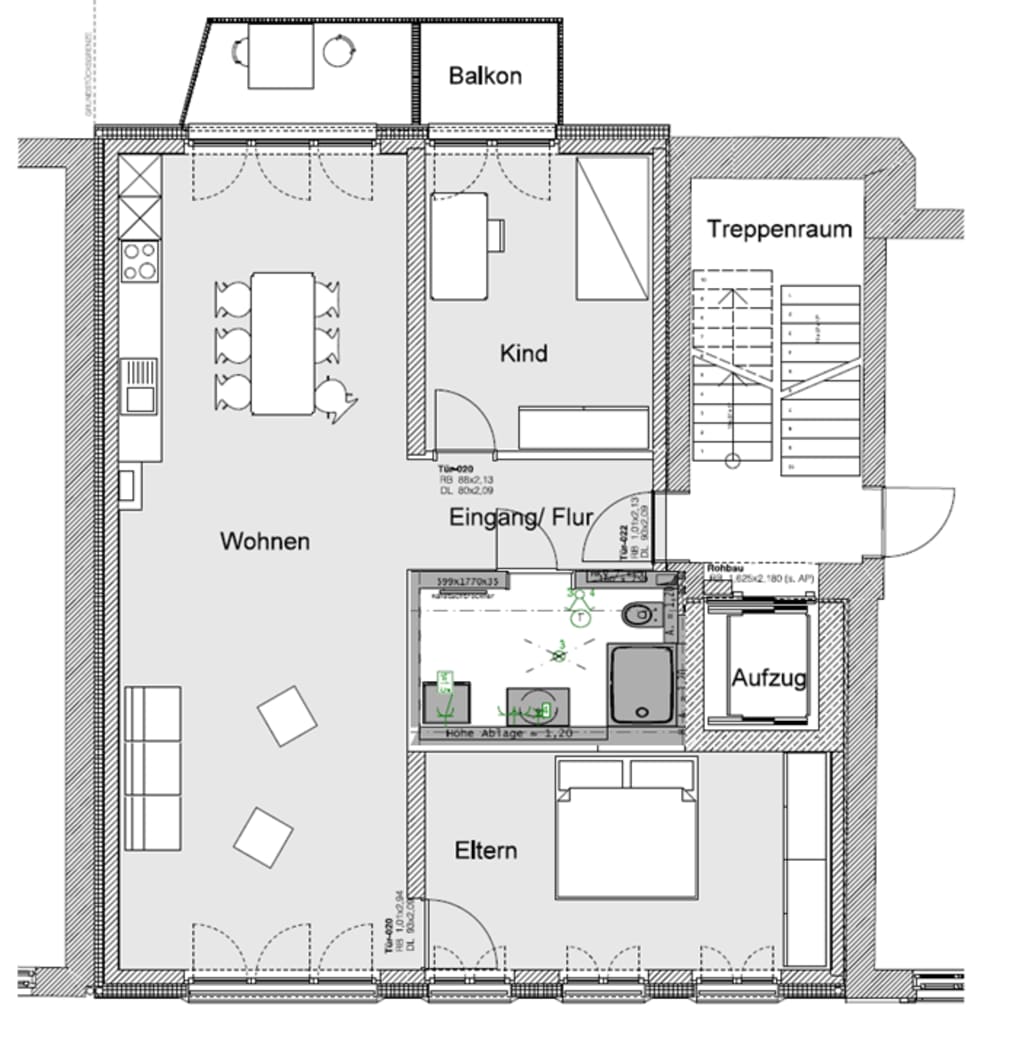 Wohnung zur Miete Wohnen auf Zeit 2.350 € 3 Zimmer 93 m²<br/>Wohnfläche 01.06.2025<br/>Verfügbarkeit Kernhofer Str. Rummelsburg Berlin 10317