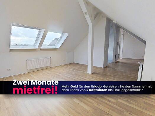 Wohnung zur Miete 718 € 2 Zimmer 81 m² 3. Geschoss frei ab 16.09.2026 Riedestraße 2 Braunschweig Viewegsgarten - Bebelhof 38102