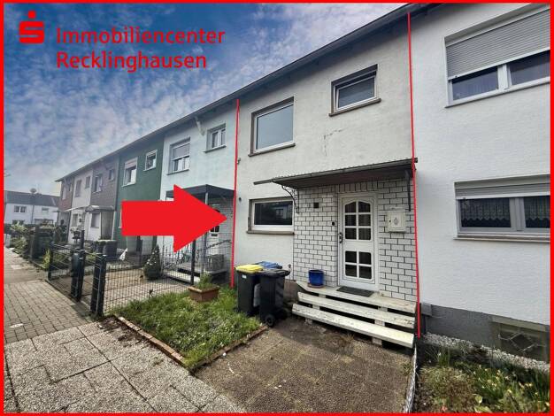 Reihenmittelhaus zum Kauf 239.000 € 3,5 Zimmer 79 m² 170 m² Grundstück König-Ludwig Recklinghausen 45663