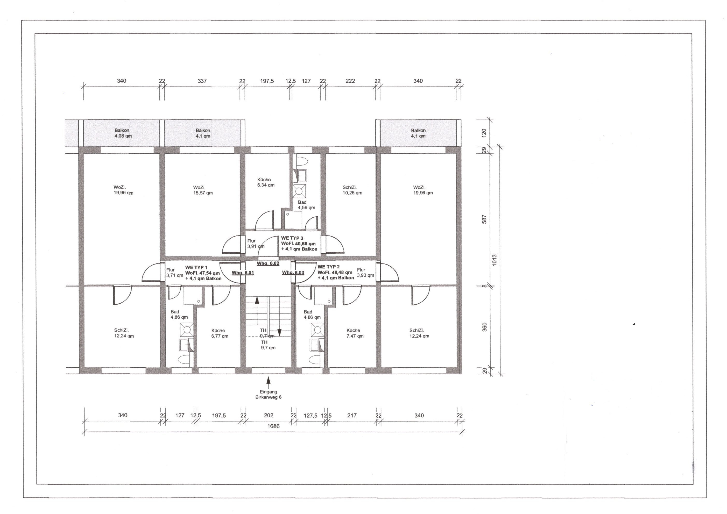 Wohnung zur Miete 320 € 2 Zimmer 48,6 m²<br/>Wohnfläche ab sofort<br/>Verfügbarkeit Birkenweg 6 Altes Lager Niedergörsdorf 14913