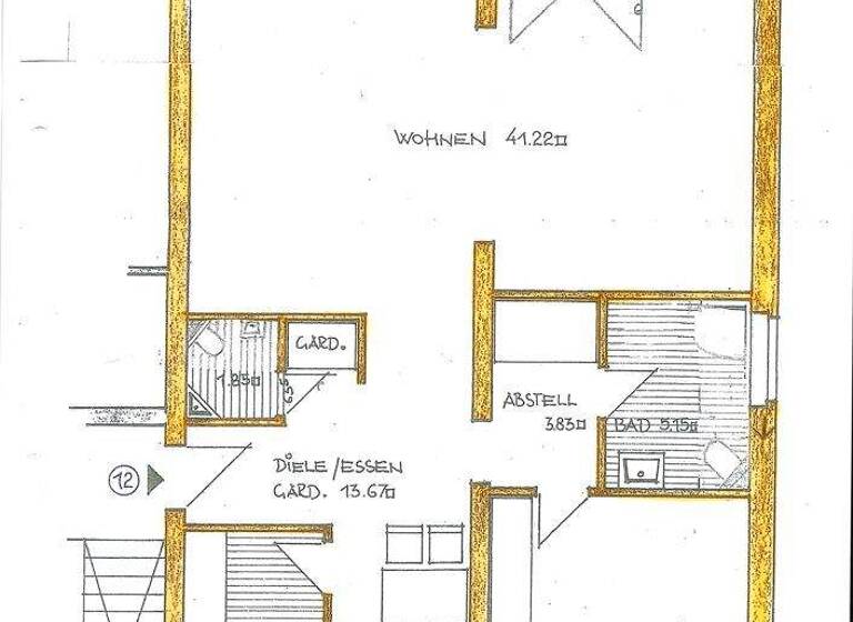 Wohnung zur Miete 1.050 € 2 Zimmer 90 m² frei ab 01.06.2026 Lüne-Moorfeld Lüneburg 21337