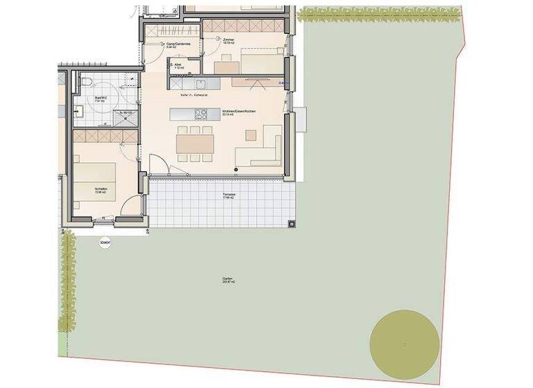 Wohnung zum Kauf - Erstbezug provisionsfrei 509.000 € 3 Zimmer 71,7 m² EG Lorettoweg 11, 13 und 13a Lustenau 6890