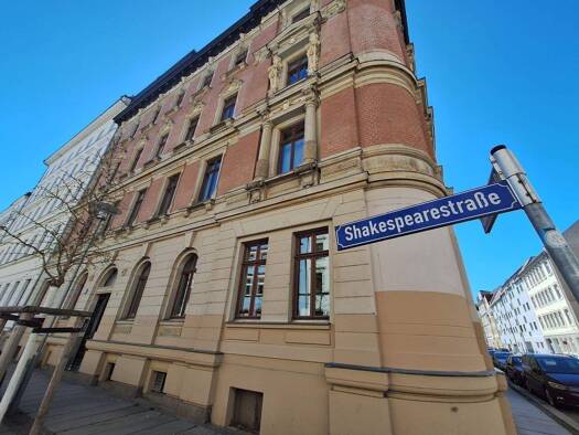 Wohnung zur Miete 600 € 3,5 Zimmer 79 m² 2. Geschoss frei ab sofort Shakespearestraße 58 Zentrum-Süd Leipzig 04107