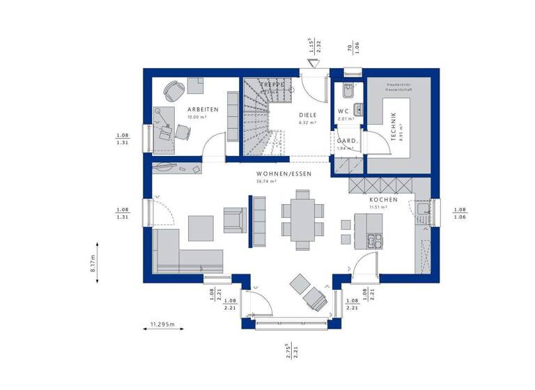 Einfamilienhaus zum Kauf - Erstbezug provisionsfrei 748.329 € 5,5 Zimmer 156,5 m² 603 m² Grundstück Mainaschaff 63814