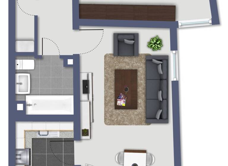 Wohnung zum Kauf 169.900 € 2 Zimmer 58 m² EG Limburgerhof 67117