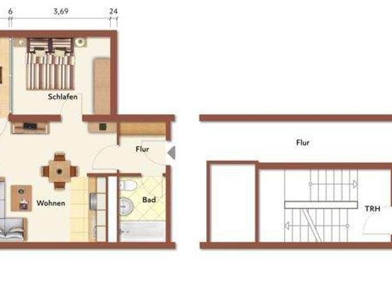 Wohnung zum Kauf 100.000 € 2 Zimmer 40 m² 1. Geschoss frei ab sofort Königsdorf Frechen 50226