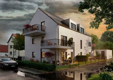 Terrassenwohnung zum Kauf provisionsfrei 401.000 € 2 Zimmer 59 m² EG Plesser Straße 3 Konradsiedlung - Süd Regensburg 93057