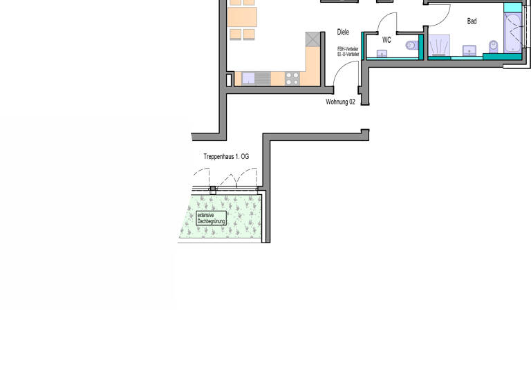Wohnung zum Kauf - Neubau provisionsfrei 526.000 € 4 Zimmer 94,3 m²<br/>Wohnfläche 1.<br/>Geschoss Badstraße 12 Aidlingen Aidlingen 71134