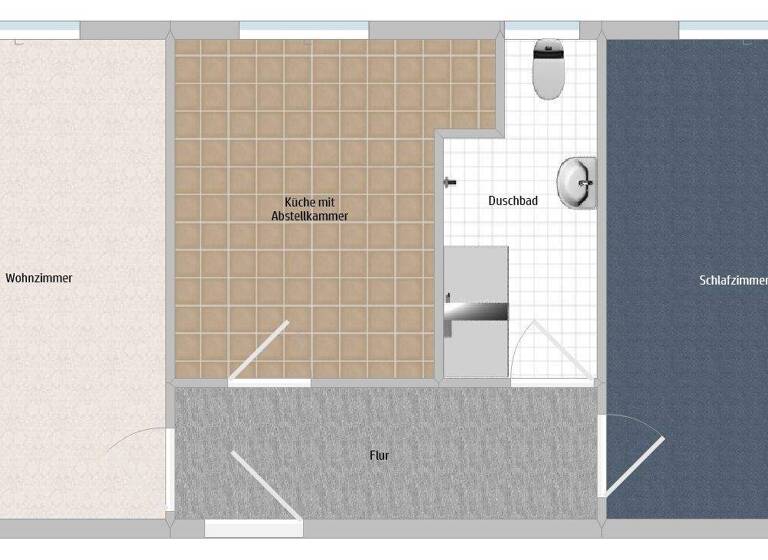 Wohnung zum Kauf 159.000 € 1,5 Zimmer 50 m² frei ab sofort Innenstadt Bochum 44793