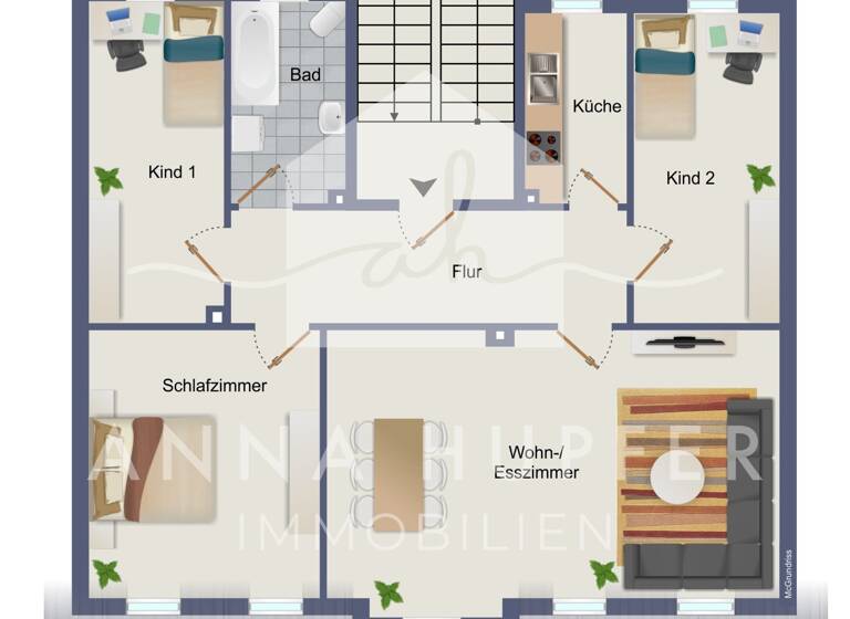 Wohnung zum Kauf 76.000 € 4 Zimmer 90 m²<br/>Wohnfläche Dachgeschoss, EG<br/>Geschoss Innenstadt Gera 07545