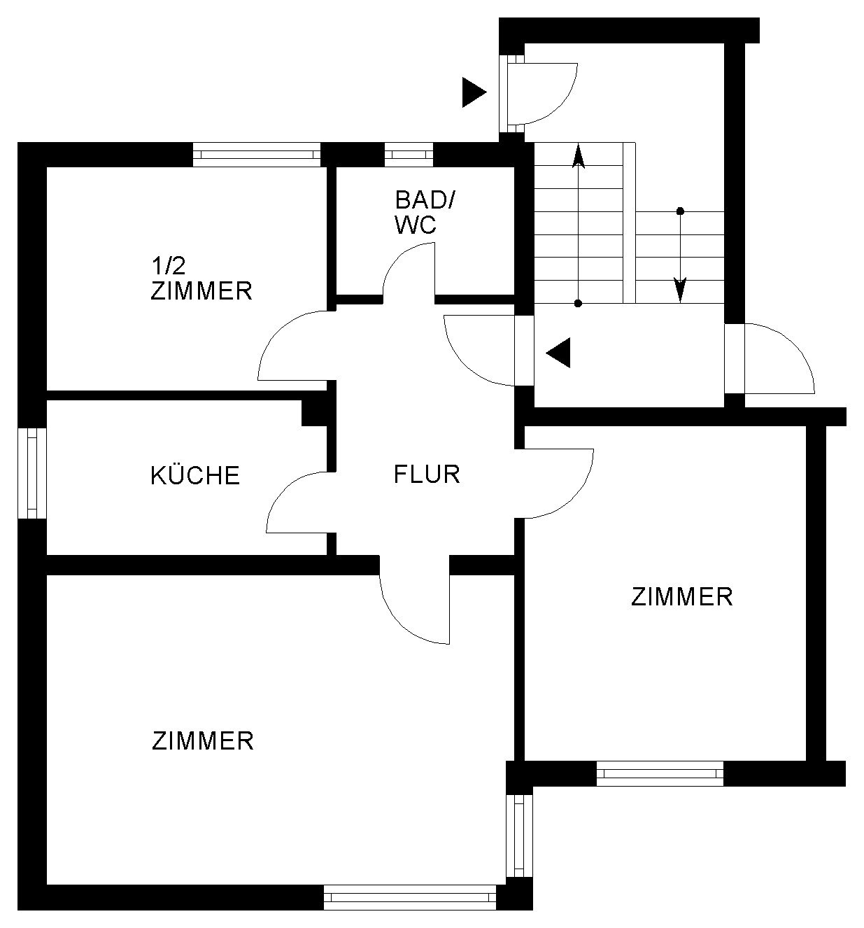 Wohnung zur Miete 515 € 3 Zimmer 59,7 m²<br/>Wohnfläche EG<br/>Geschoss ab sofort<br/>Verfügbarkeit Danziger Str. 4 Wohltberg Wolfsburg 38440