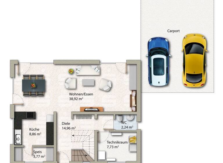 Einfamilienhaus zum Kauf 365.000 € 5 Zimmer 150 m² 879 m² Grundstück Barver 49453