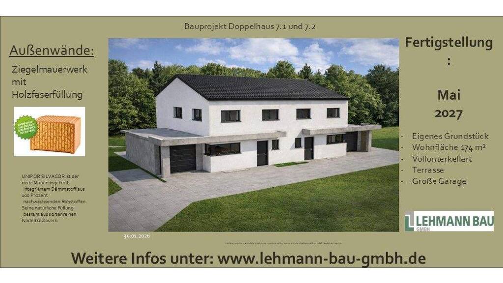 Doppelhaushälften 7.1 und 7.2, Am Bruckhaus, Gurtweil