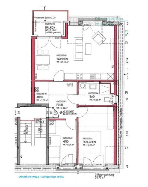 Wohnung zur Miete 1.104 € 3 Zimmer 73,6 m²<br/>Wohnfläche 01.02.2025<br/>Verfügbarkeit Odenthaler Weg 9 Wersten Düsseldorf 40591