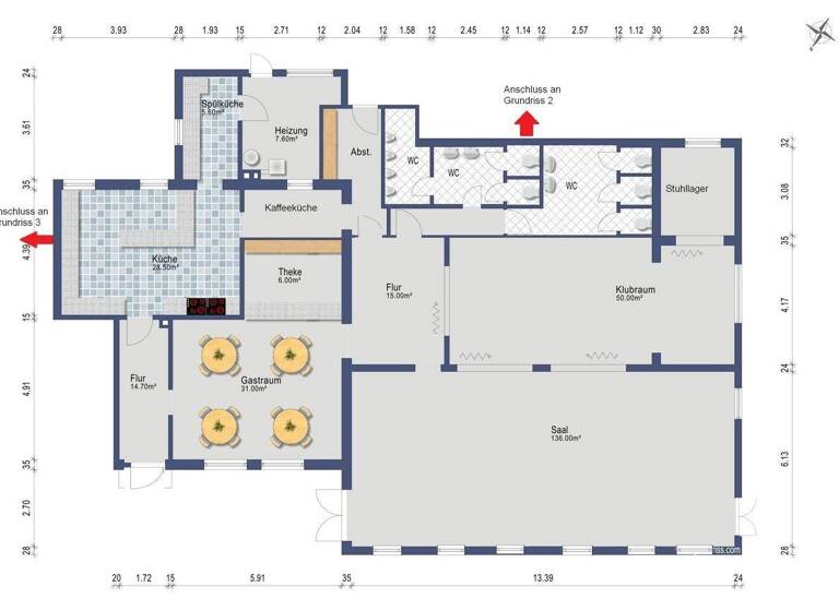 Restaurant zur Miete 566,1 m² Gastrofläche Schuby / Jägerkrug 24850