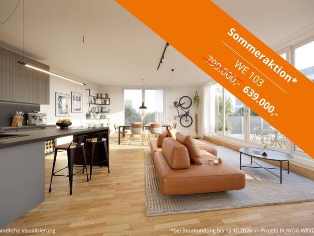Wohnung zum Kauf - Neubau 639.000 € 2 Zimmer 118,7 m² 4. Geschoss Hasselwerderstraße 27 Niederschöneweide Treptow-Köpenick 12439