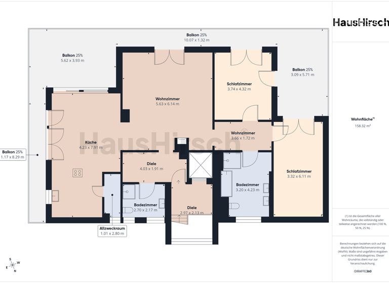 Penthouse zum Kauf 749.000 € 3 Zimmer 175 m² 3. Geschoss Schwenningen Villingen-Schwenningen 78054